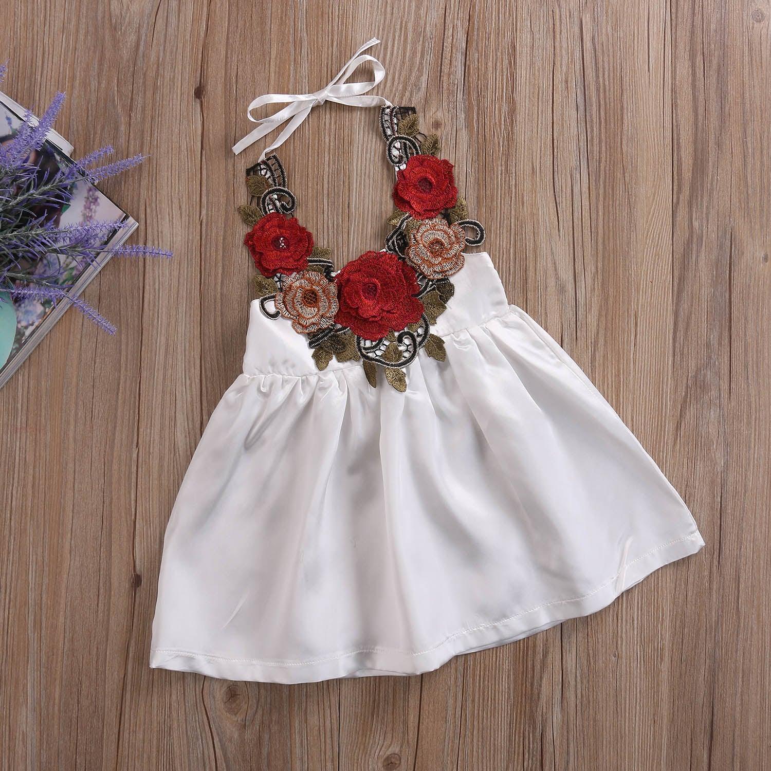 Luxury Modern Designer Handmade Baby Girl Dress Party Flower Sundress Formal 3D Dress Clothes For 0-5Y Girls