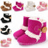 Fashion Comfortable Newborn Kid Baby Girl Boy Cute Snow Shoes Winter Warm Soft Boots Solid Cotton