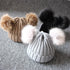 Baby Girls Winter Warm Knit Hat Furry Balls Pompom Solid Warm Cute Lovely Beanie Cap For Girls Baby In Modern Luxury Design