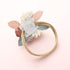 Modern Fashion Floral Headband Newborn Baby Elastic Hairbands Pearl Fresh Style Bow Knot For Girls