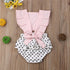 Baby Girl Clothes Splice Bodysuit Jumpsuit Playsuits Ruffled Outfit Summer Backless Sunsuit For Girls In Modern Style