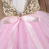 Fancy Wedding Dress Sleeveless Sequins Party Dress For Baby Girl Summer Dresses In Luxury New Elegant Design