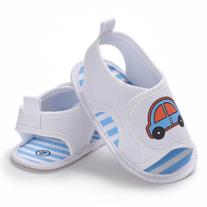 Newborn Infant Baby Soft Sole Toddler Summer Pre-walker Cartoon Shoes Anti-slip Design Unisex Shoes