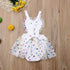 Newborn Infant Baby Girl Romper with Sequin Dot Tulle Dress Outfits for Toddler Girls Dress For Birthday And Party