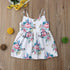 Toddler Baby Girls Flower Dress with Sleeveless V Neck dress for Party  Holiday Beach Day For Girls