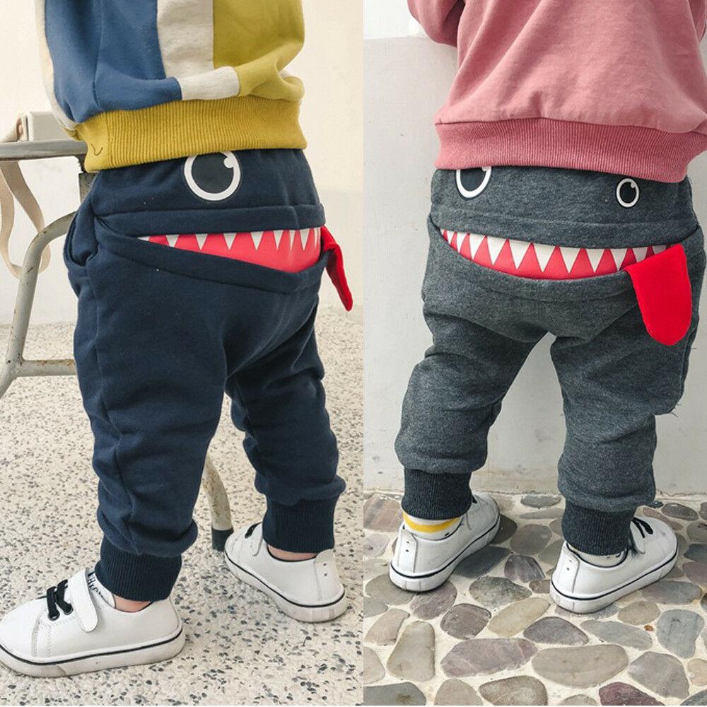 Modern Casual Toddler Boys and Girls Cute Big Mouth Trousers pants Clothes For Any Occasions