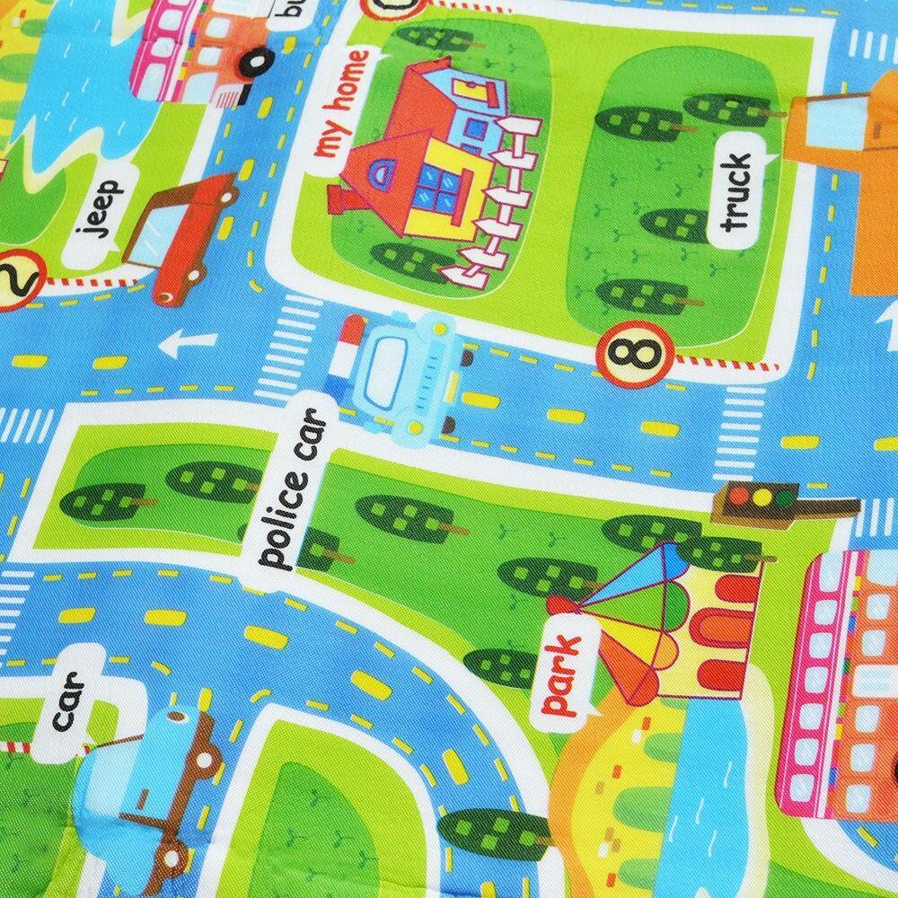 Town City Traffic Baby Crawling Mat Foam Climbing Pad Green Road Children's Play Mat Carpet For Kids and Boys Rooms