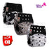 Modern Luxury Printed Washable Real Cloth Pocket Nappy,3 nappies/diapers Set For Girls and Boys Baby In Elegant Style