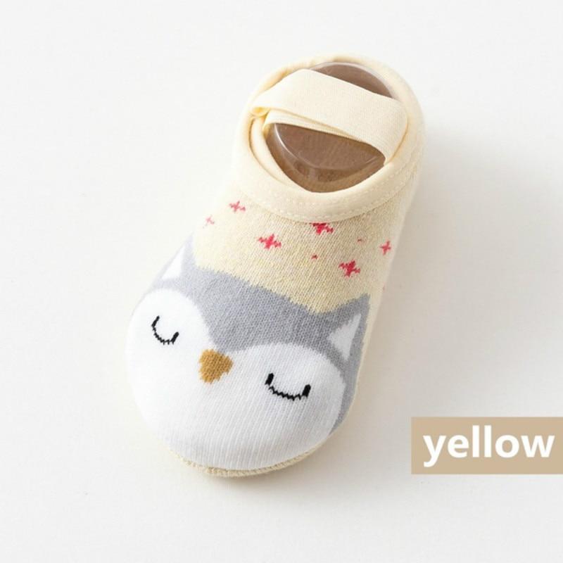 Fashion Unisex Baby Girls Boys Cute Non-slip Breathable Sock Cartoon Pattern Cotton Floor Stretchy Socks