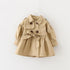 Jacket / Coat Baby Double Breast Windbreaker Jacket For baby girls 1-4T In elegant Modern New Style