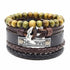 Handmade Modern Fashion New Luxury Wood Bead Charm Amazing Premium Leather Elegant Bracelet For Women