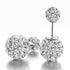 Elegant 925 Sterling Silver New Jewelry Shambhala Luxury Zirconia Epic Female Vintage Stud Earrings