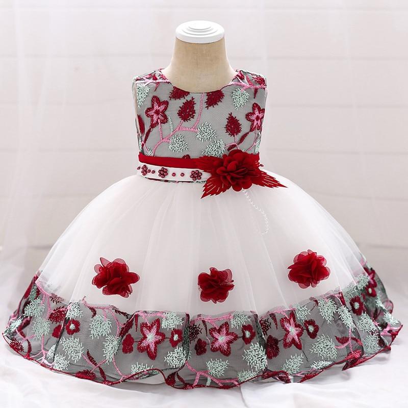 Luxury Elegant Handamde Girls Baby Dresses Lace Tulle Baptism Dresses for  Party and  Wedding Baby Clothing Dress