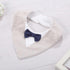 Infant Kids Bibs For Boy/Girls Newborn Feeding Waterproof Toddlers Soft Bow Burp Tie Scarf For Children