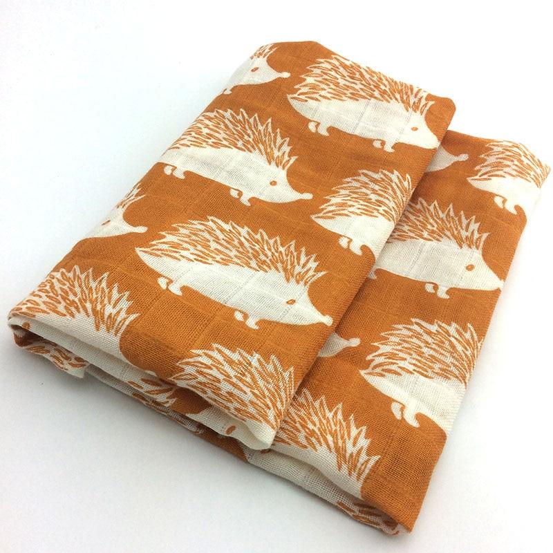 Baby Blankets Newborn Soft Organic Cotton Baby Blanket Muslin Swaddle Wrap Feeding Burp Cloth