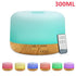 Air Humidifier Essential oil diffuser 300ML 500ML Ultrasonic Cool Mist Maker Fogger Humidifier LED Lamp Aroma Diffuser Electric  Aromatherapy Diffuser umidifier Aroma Essential Oil Diffuser with 4 Timers 2 Misting Modes Waterless Auto Off