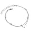 Luxury Modern New Trend Simple Heart Female Anklets Barefoot Leg or On Foot Ankle Bracelets For Women Jewelry Style