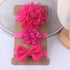 Bow Set Baby Girl Bows Hair Accessories Chiffon Flower Headband Bow knot Party Princess Dress Decoration For Girls Baby and Kids