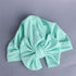 Newborn Baby Kids Boys Girls Soft Turban Cap Beanie Solid Bow Knot Wrap Cap For Baby