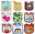 Unisex 3 PC Mixed Breathable Cotton Baby Bibs Waterproof Infant Bibs High Quality Stylish Design For Baby