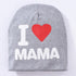 Baby " I Love mama , i love papa"  Cap Children Cap Kids Solid Baby Beanie Hat Fashion Ears Straw In Modern New Design