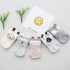 Anti Slip 5 Pairs Cute Cartoon Mesh Thin Soft Cotton Socks For Newborns Baby Girls And Boys