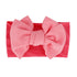 Baby Accessories Infant Baby Girl Cute Bow Headband Newborn Solid Headwear Headdress Nylon Elastic Hair Band Bow For Girls