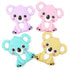 1pc Unique Baby Koala Silicone Teether Teething Chew Toy   Nursing Tool Pendant Food Grade Silicone