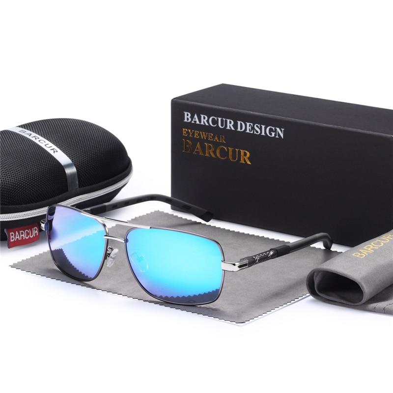 Luxury Men Modern Business Elegant New Sunglasses With High Quality Metal Frame and UV400 Protection