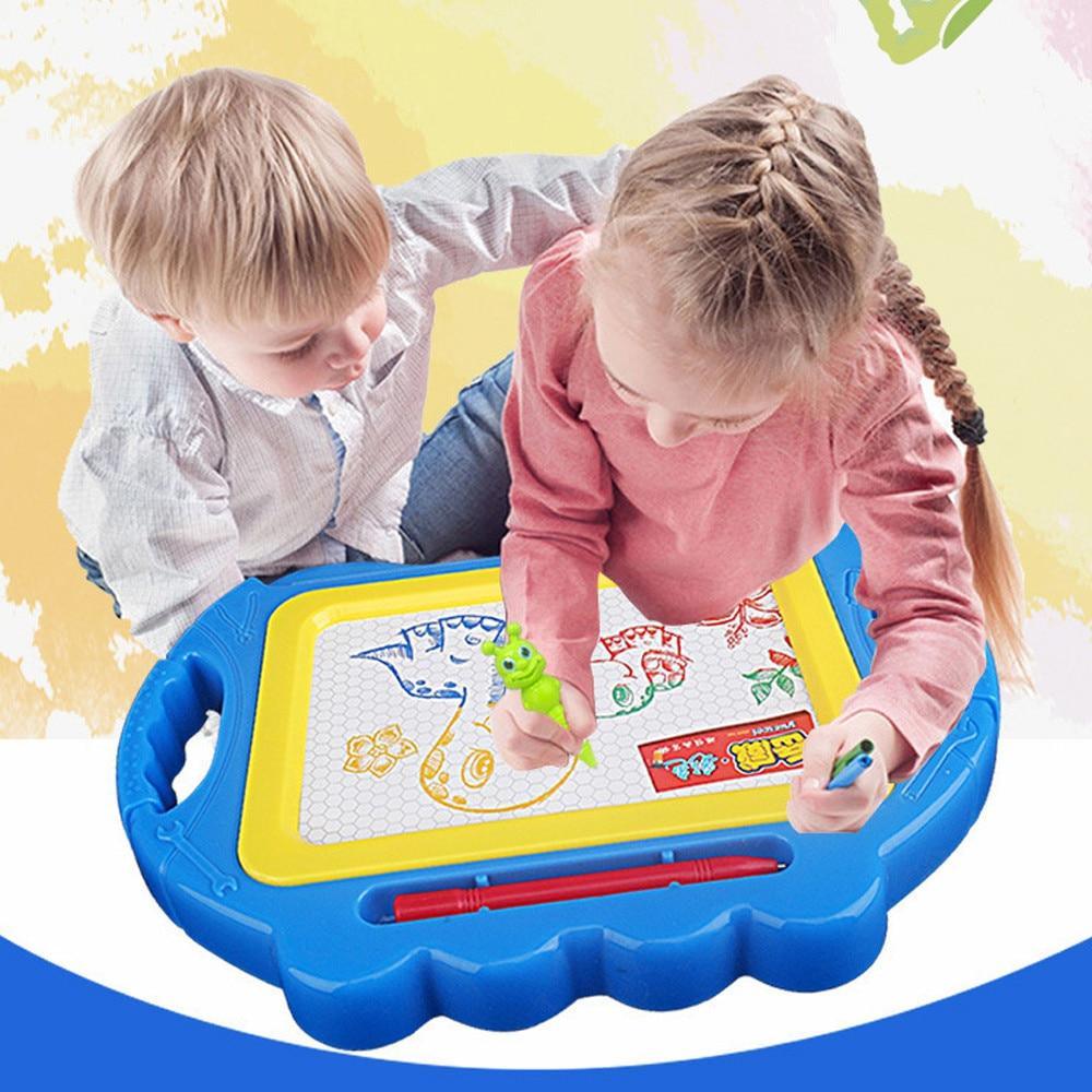 HIINST Drawing toys unisex magnetic plate coolplay magic water drawing book coloring book do magnetic drawing board