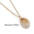 Handmade Luxury Modern Summer Beach Trend Style Bohemian Cowrie Conch Shell Pendant Necklace for Women