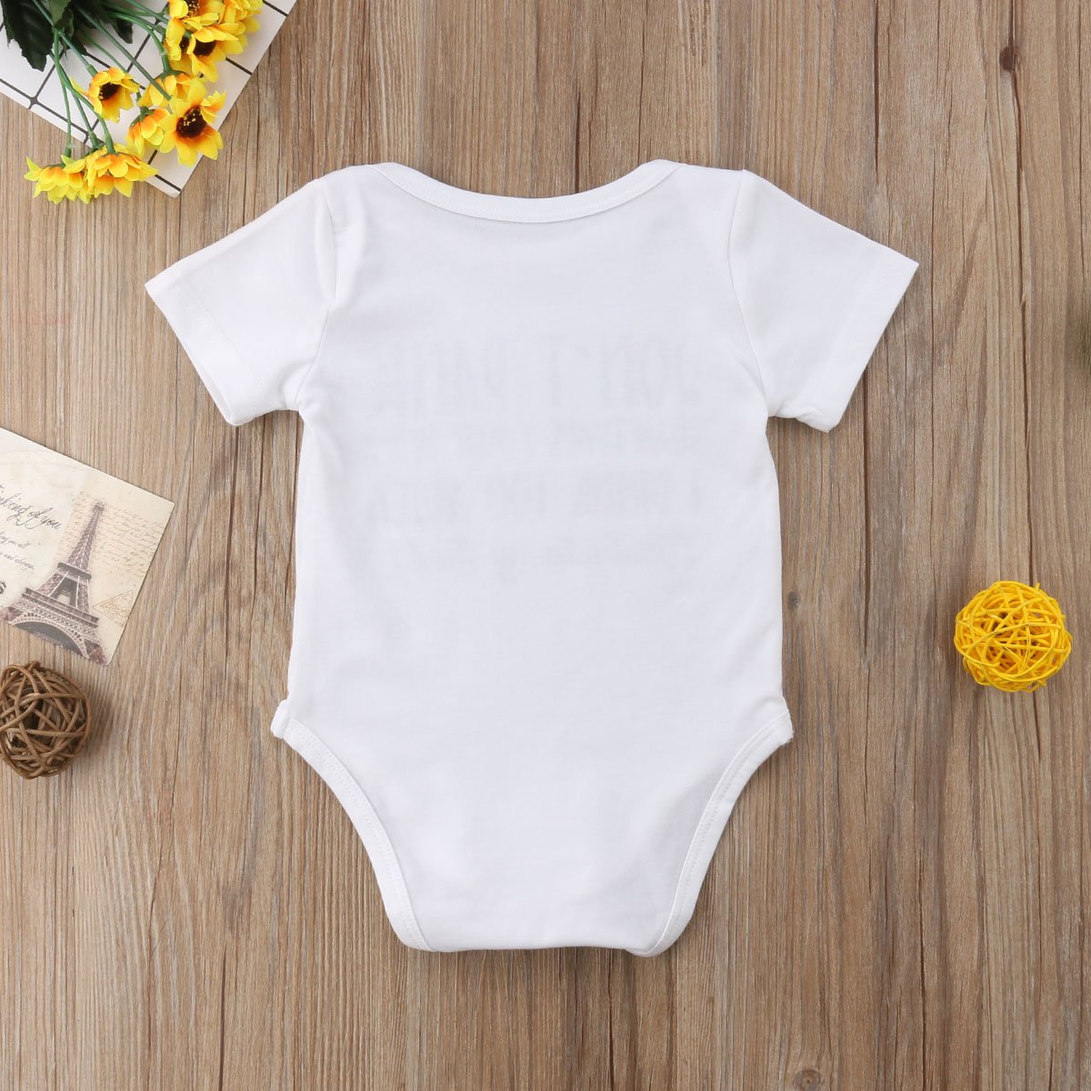 Newborn Infant Baby Boys Girls Funny Letter Cotton Romper Jumpsuit Clothes Outfits For Boys And Girls In Classic Modern Printed  Design