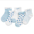 Comfortable Dot Kids  5 Pair Socks Summer Thin Soft Breathable Cotton Fashion Baby Socks Toddler Girls