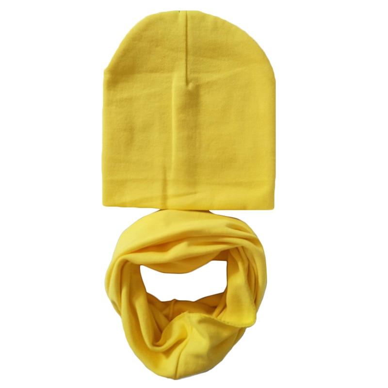 Modern New Trend Baby Hat Scarf Star Prints Cotton Children Boys Girl Cap Beanie Neck Collar Scarf Autumn Winter Warm Kids Hats For Kids