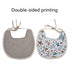 Modern Handamde Saliva Towel Floral Vintage Newborn Double Side Bibs Boys Girls Props Bandana Countryside Bib For Kids