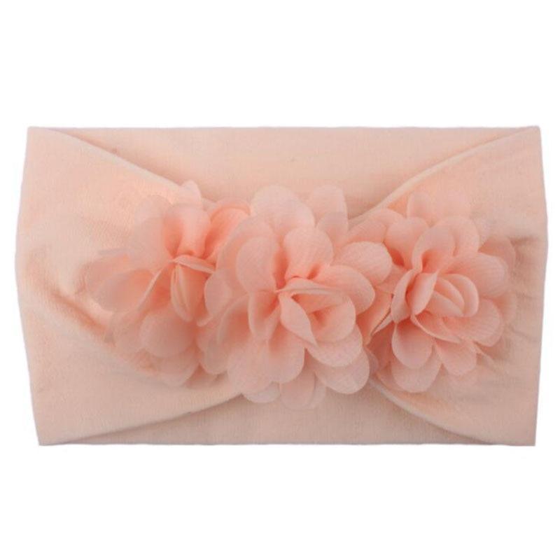 Modern Baby Headband Turban Flower Bow Newborn Baby Girl Headbands Elastic hairband For Girls Baby