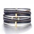 Legendary Amazing New Modern Fashion Pearl Elegant Multi-Layer Leather Handmade Bracelet Bangle Luxury For Woman