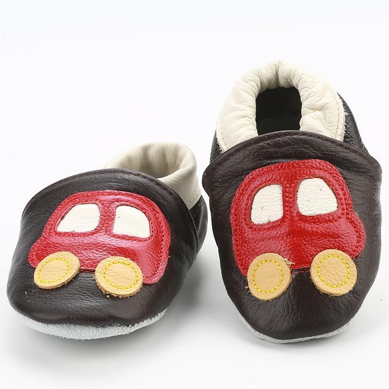 Newborn Soft Genuine Leather Anti Slip High Quality Baby Shoes First Walkers Baby Skid-Proof Shoes