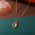 Handmade Luxury Modern Summer Beach Trend Style Bohemian Cowrie Conch Shell Pendant Necklace for Women