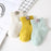 3 Pairs  Cartoon Candy Color Cotton Fashion Elastic Band Socks For Newborn Boys And Girls