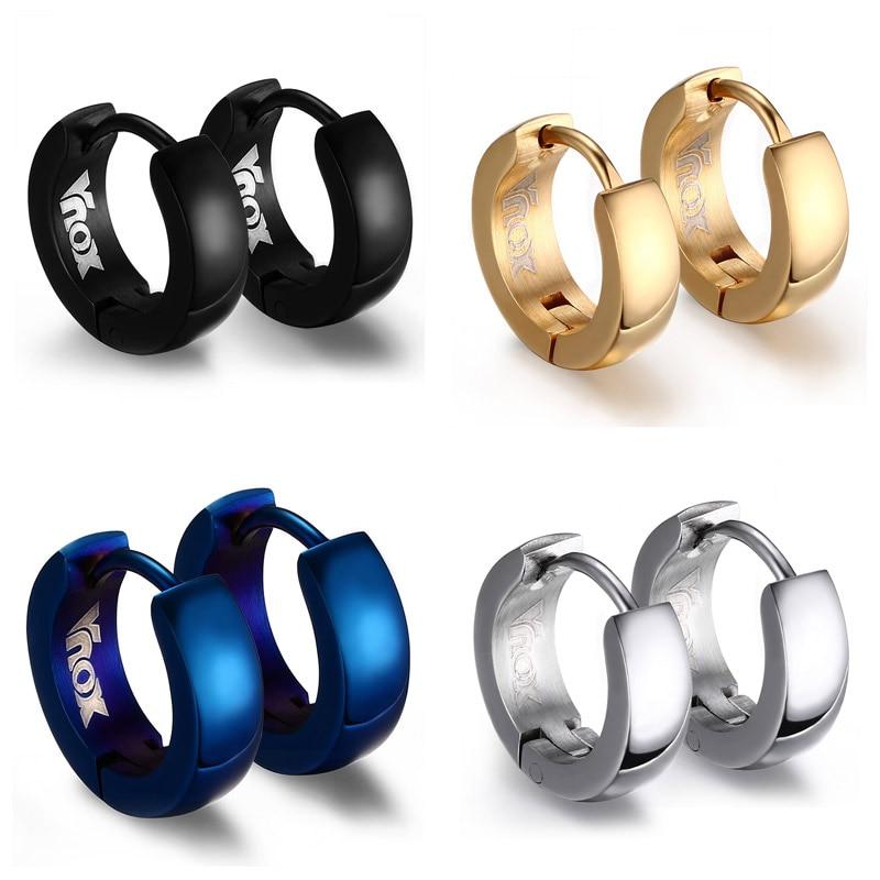 Modern Cute Hoop Earrings for Men And Woman Trendy Punk Epic Stainless Steel Huggie Small Earrings Elegant Style