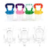 Silicone Baby Pacifier Nipple Soother For Toddler Fruits Feeding Soft Chewable Babies Pacifier