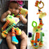 Modern Baby Development Giraffe Animal Hand Bells Rattles Handle Toys Stroller Hanging Teether Baby Toys For Kids