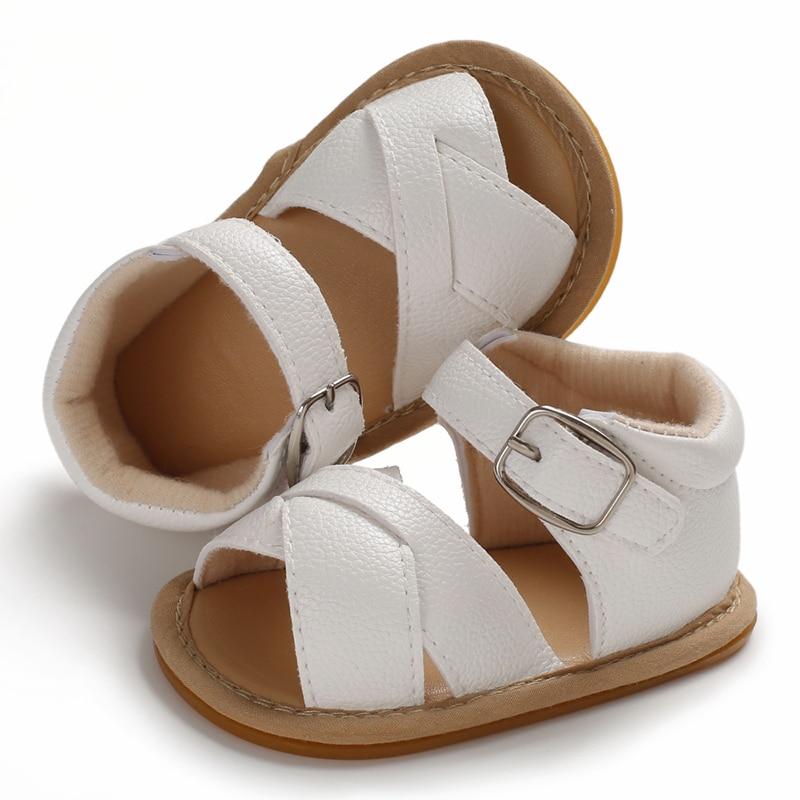 Stylish Summer Baby Kid Boy Girl Sandals Prewalker Newborn Leather Soft Sole Comfortable Crib Shoes