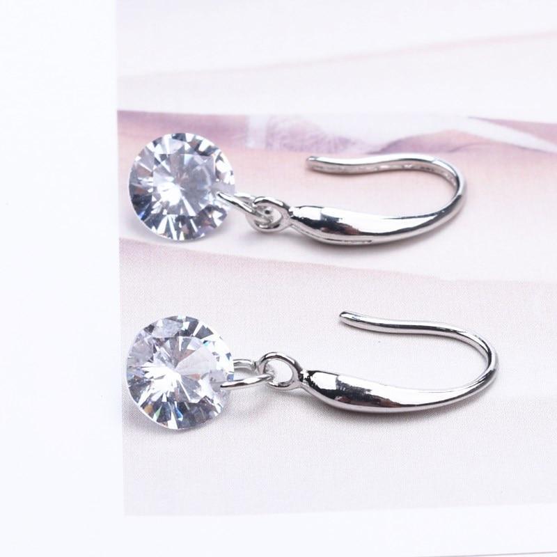 Hot Selling Lady Elegant Fashion Noble Epic Zircon Crystal Luxury Dangle Drop Earrings For Women