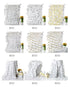 Muslin 100% Cotton Baby Swaddles Soft Newborn Blankets Bath Gauze Infant Wrap Sleep sack Stroller .