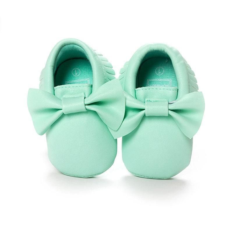 Spring Baby Shoes PU Leather Newborn Boys Girls Shoes First Walkers Baby 0-18 Months