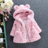 Winter Baby Girls Clothes Fur Coat Fleece Warm Hooded Jacket Children's Outerwear Coat For Girls