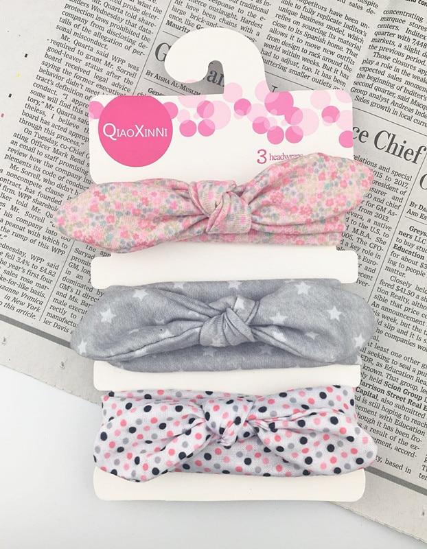 Modern  Handamde Luxury Set Baby Girl Headband Bow For Newborn Babies Hair Band Elastic Accessories Cotton Headwear For Girls