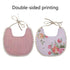 Modern Handamde Saliva Towel Floral Vintage Newborn Double Side Bibs Boys Girls Props Bandana Countryside Bib For Kids